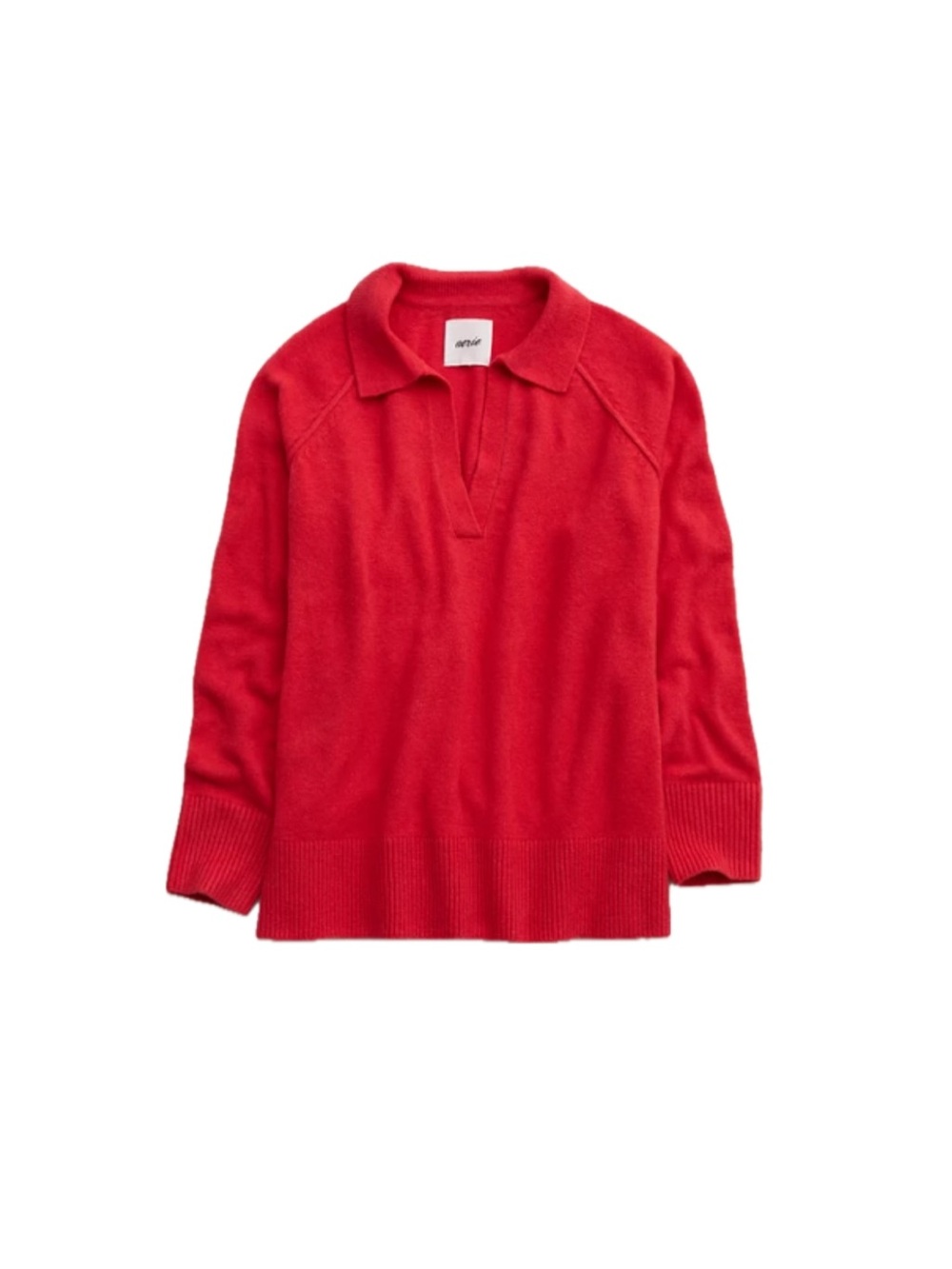 Aerie unREAL Polo Sweater - Calypso, Size S